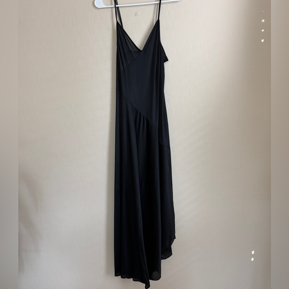Vintage Elegant Black Maxi Slip Dress Intimate Size Large 16-18